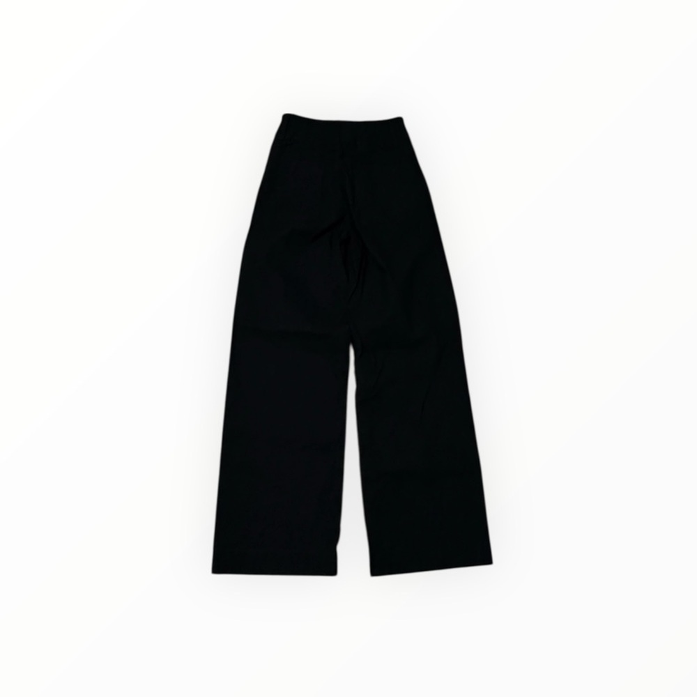 ANTHROPOLOGIE Maeve The Colette Ponte Wide-Leg Pants Crop 24 24P Petite Black - Picture 5 of 9